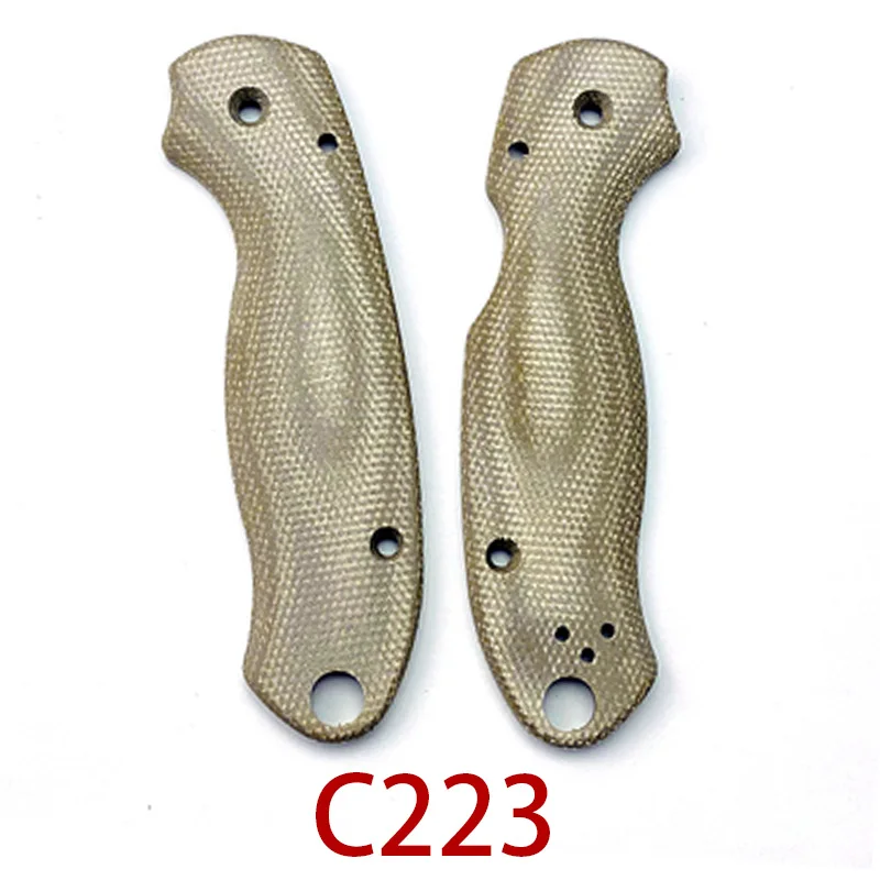 Micarta Folding Knife Handle Scales Patches, Facas Para3 C223 originais, Custom Made Patch Material, Acessórios DIY, 1 Par