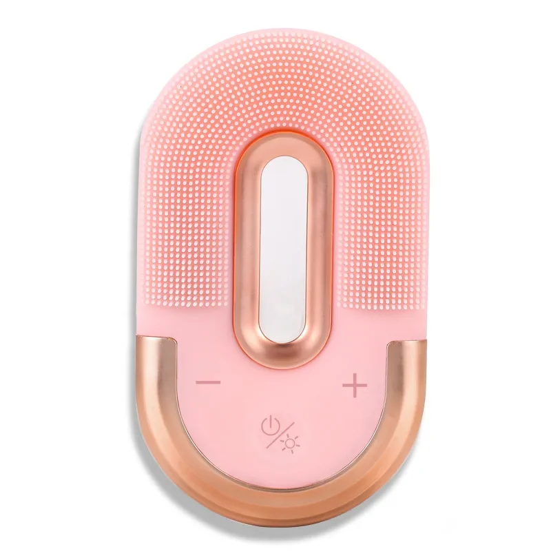 Free Shipping Silicone Gel Cleansing System Electric Facial Cleansing Instrument Waterproof Ultrasonic Beauty Face Cleaning