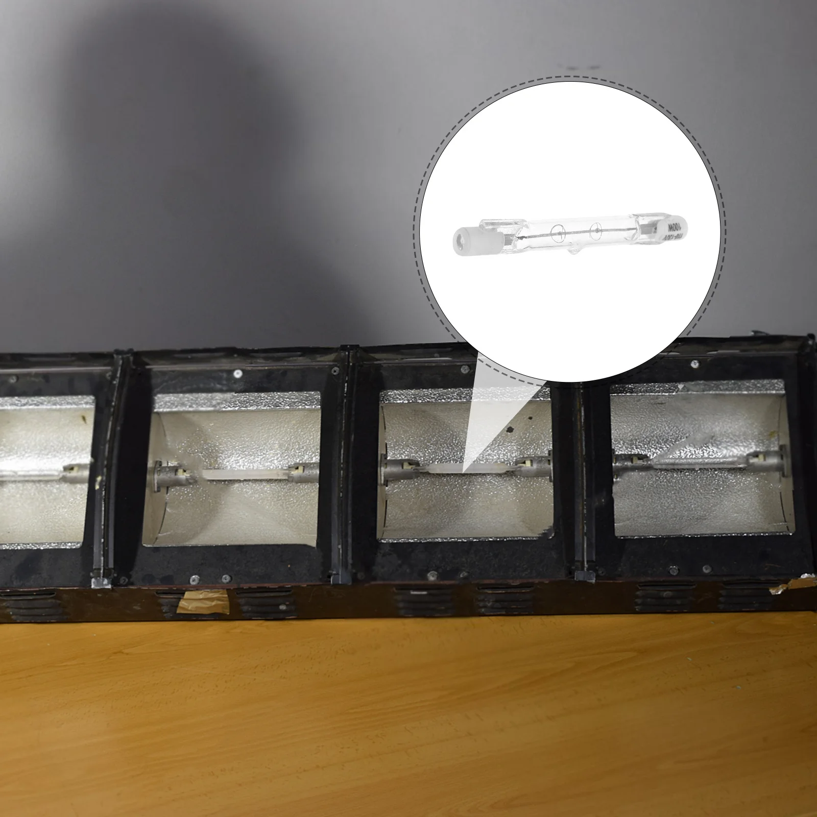 

Adjustable Halogen Light Tube 5000K Bright White Long Lifespan Energy Efficient Replacement for Office Home Workplace Ceiling