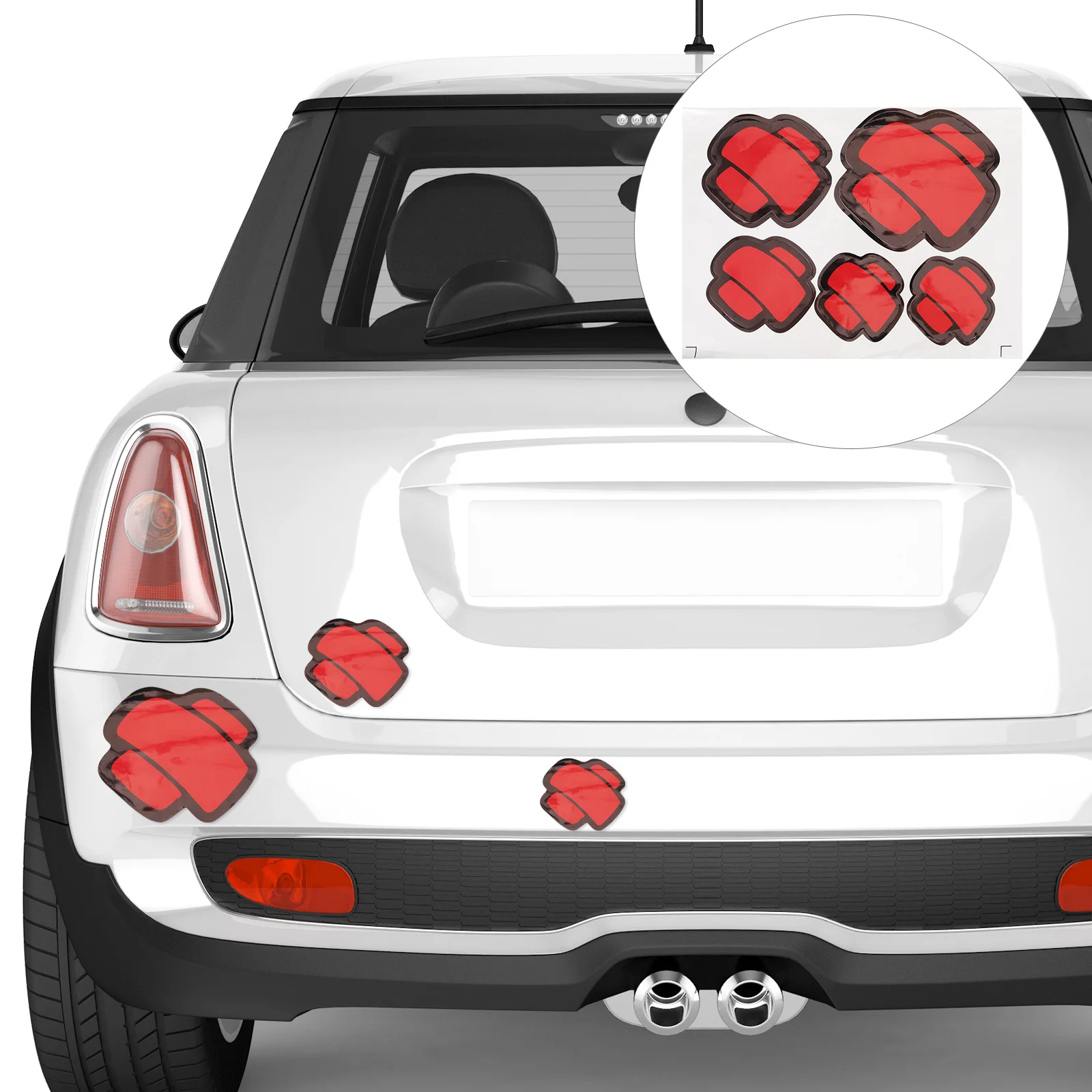 

1Set Car Sticker Durable Pet Material Solid Car Hood Decal Patch Auto Exterior Decor for Scratch Cover Auto Exterior Decor