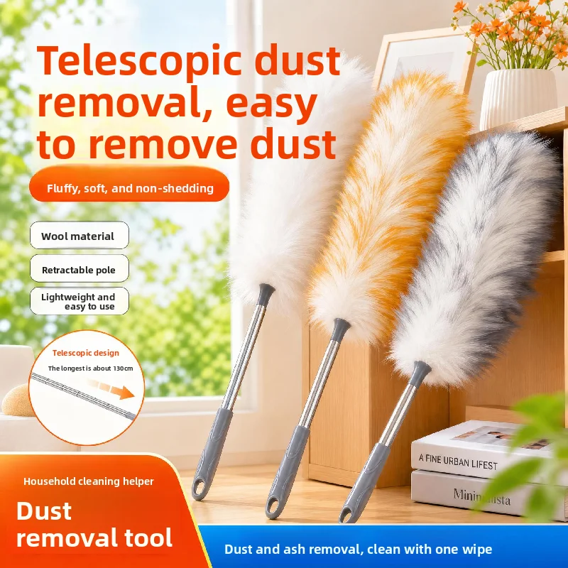 10pcs Scalable And Bendable Cleaning Dust Collector Household Cleaning Dust Duster Suitable For Cleaning Small Dust Particles