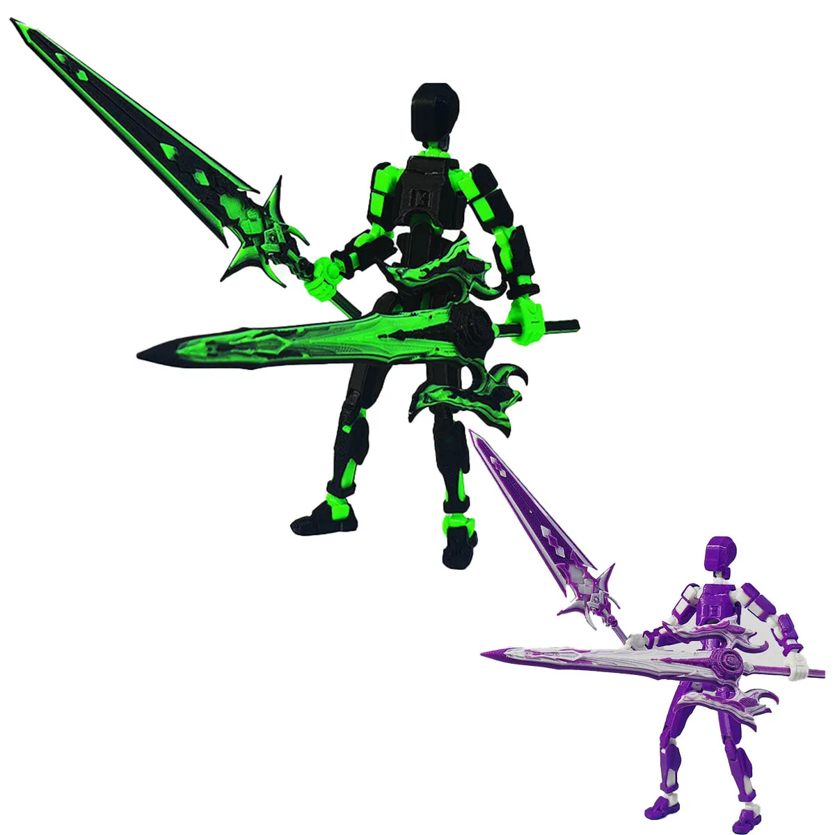 Robot transformador Dummy13, juguetes multicolores, figuras de acción móviles multiarticuladas, impresión 3D, juguetes ensamblados de la suerte