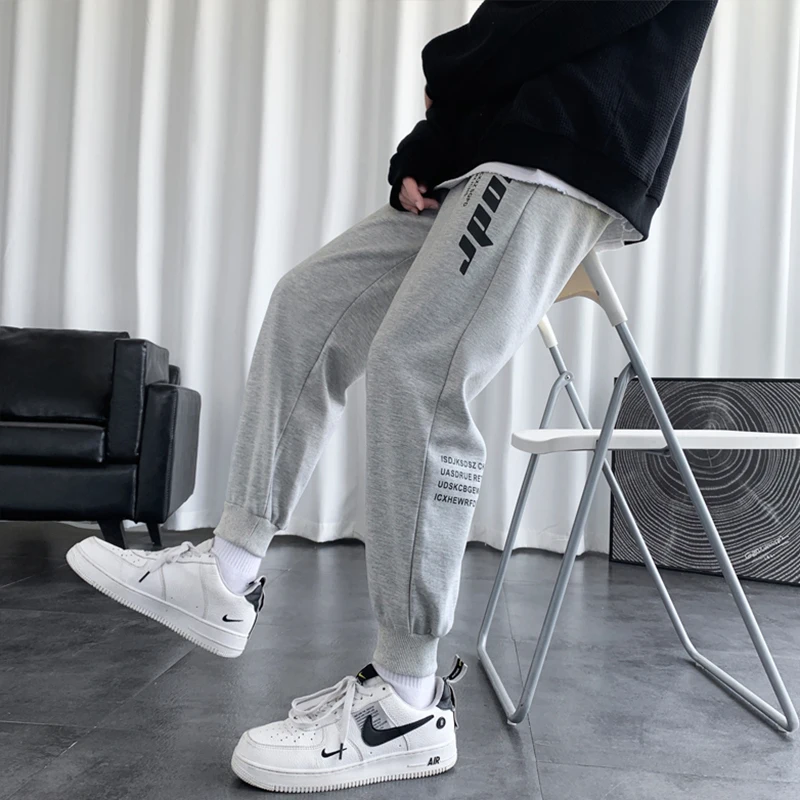 

Мужские повседневные спортивные брюки с утолщенной флисовой подкладкой, прямые брюки Harlan Nine Point из хлопка, устойчивые к сминанию, для ношения в любое время года