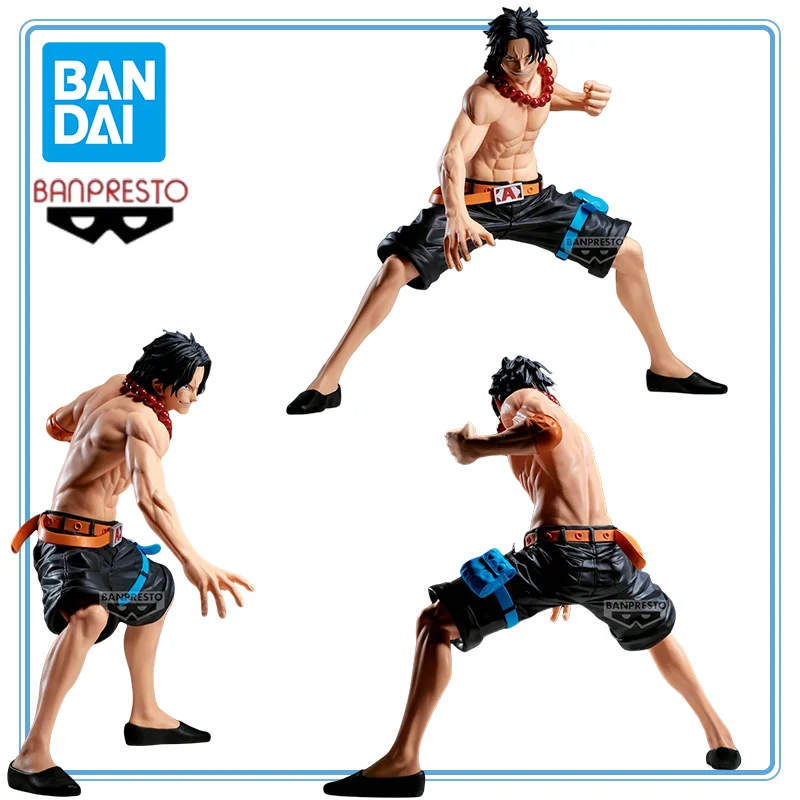 

BANDAI BANPRESTO Original One Piece Portgas D. Ace Grandista Anime Cartoon Garage Kit Model Decoration Gifts Toys Model