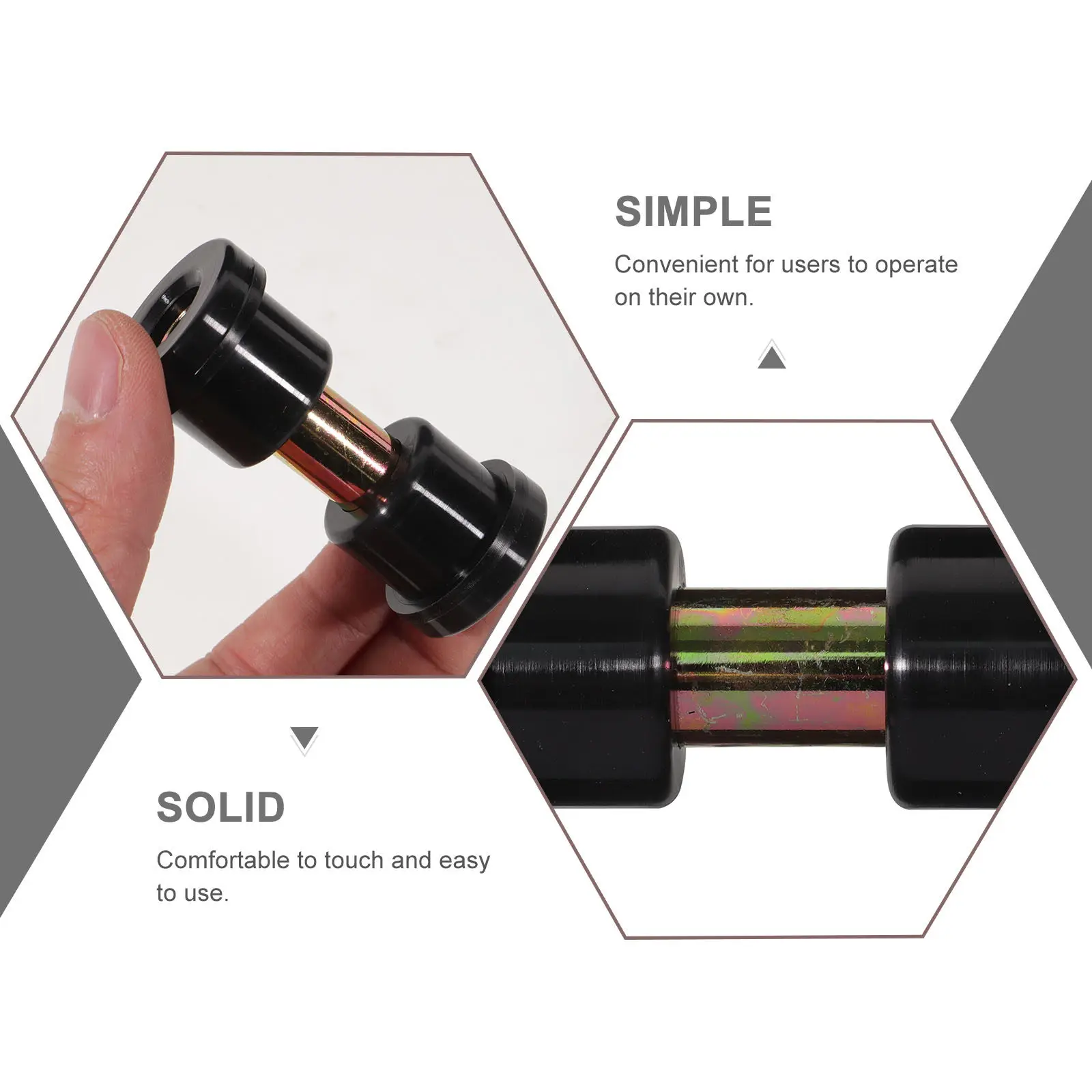 

Комплект из 8 втулок для задних рессор гольф-кара, премиум-класса, стальные вкладыши для повышенной прочности, износостойкости и комфорта