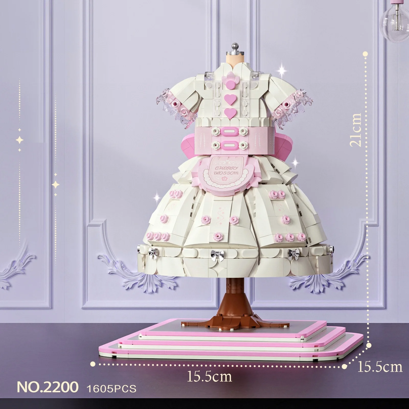 

Модель одежды в стиле Kwaii Lolita, сборные игрушки, креативные строительные блоки, украшение для дома, модные подарки, игрушки для девочек