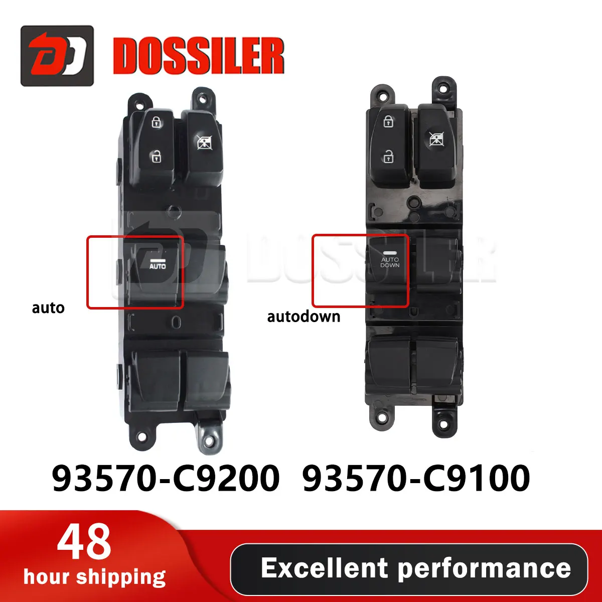 

93570-C9200 93570-C9100 Front Left Side Master Switch Electric Window Lifting Switch Button for Hyundai IX25 for Creta 2014-2019