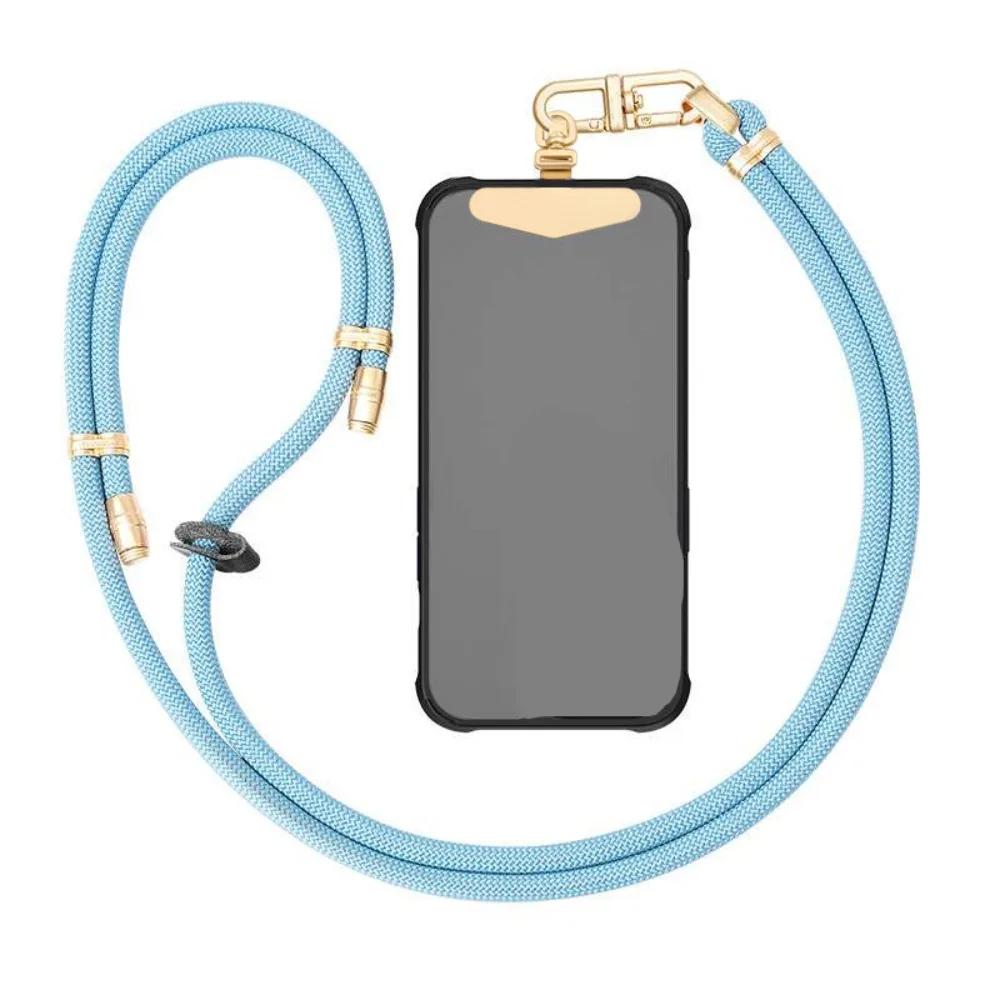 

Adjustable Mobile Phone Lanyard Neck Hanging Long Crossbody Phone Strap Metal Buckle Detachable Mobile Phone Chain Men Women
