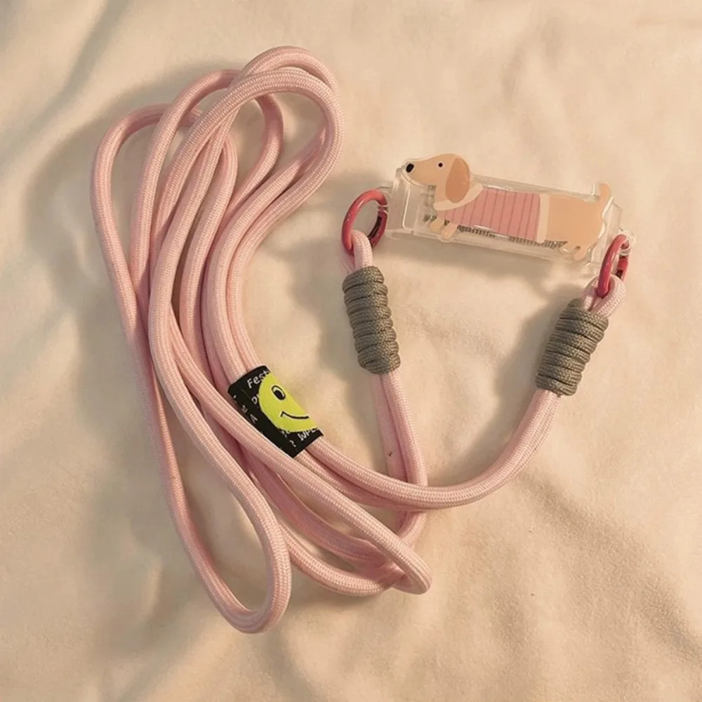 Cartoon mobile phone back clip crossbody rope neck lanyard for Apple Huawei Vivo Oppo bold anti-drop adjustment Versatile