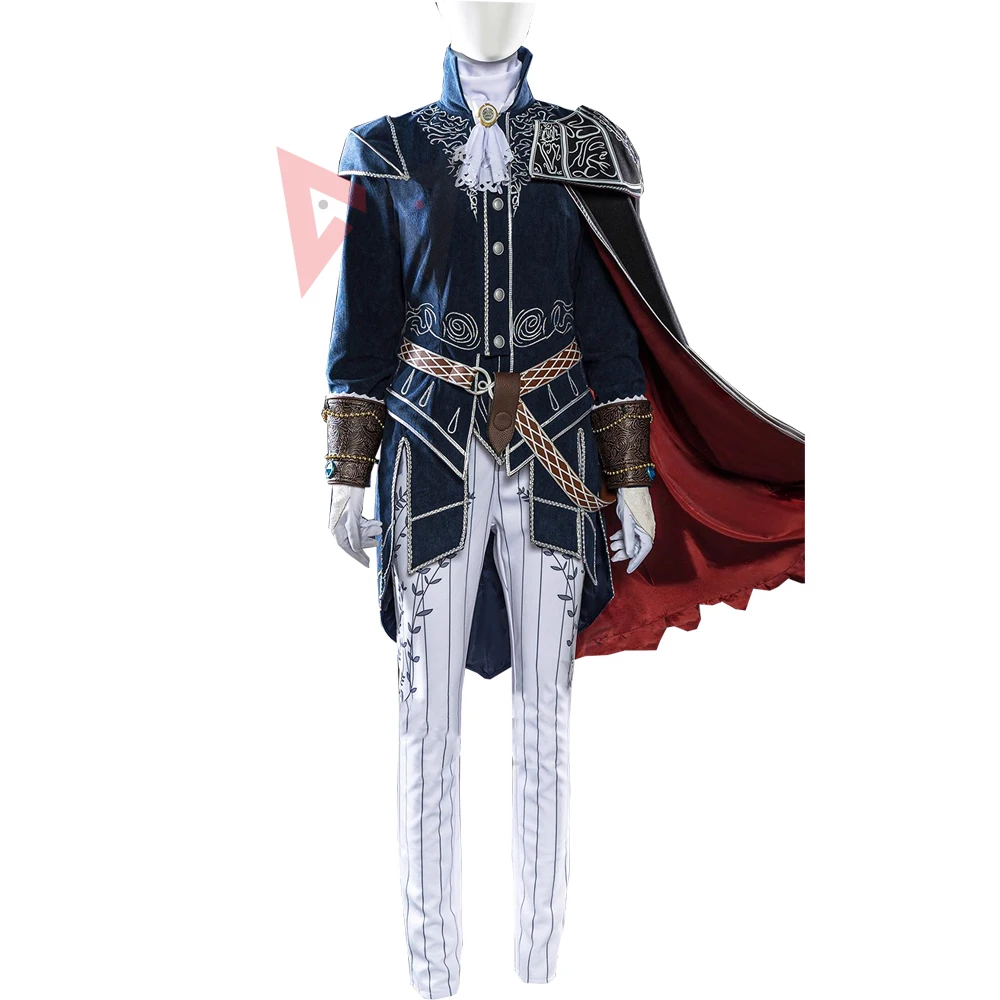 

Новое кольцо Eldeng Night 2-1nes Duchess, карнавальный костюм, пальто, брюки, перчатки, аксессуары для игровой вечеринки, Хэллоуина, индивидуальный заказ