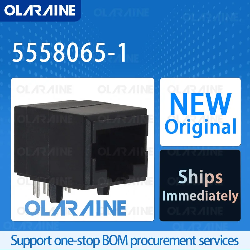 

5/10/50Pcs 5558065-1 100% brand new and original IC chip Modular/Ethernet connectors RJ45 1.5 A