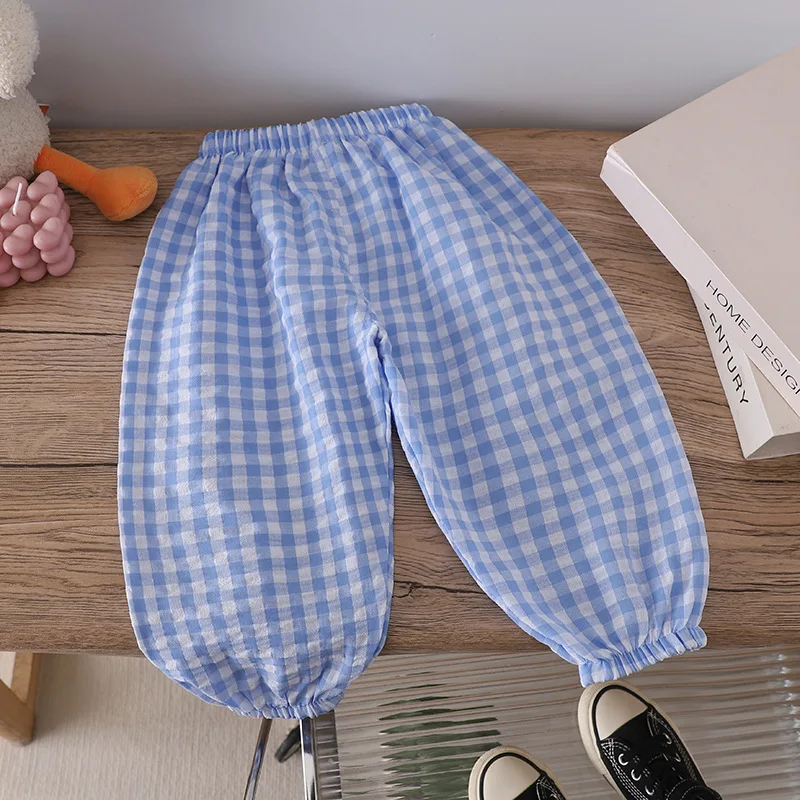 Children's Clothing Summer New Baby Outdoor Wear Mosquito Proof Pants Boys and Girls Thin Casual Pants