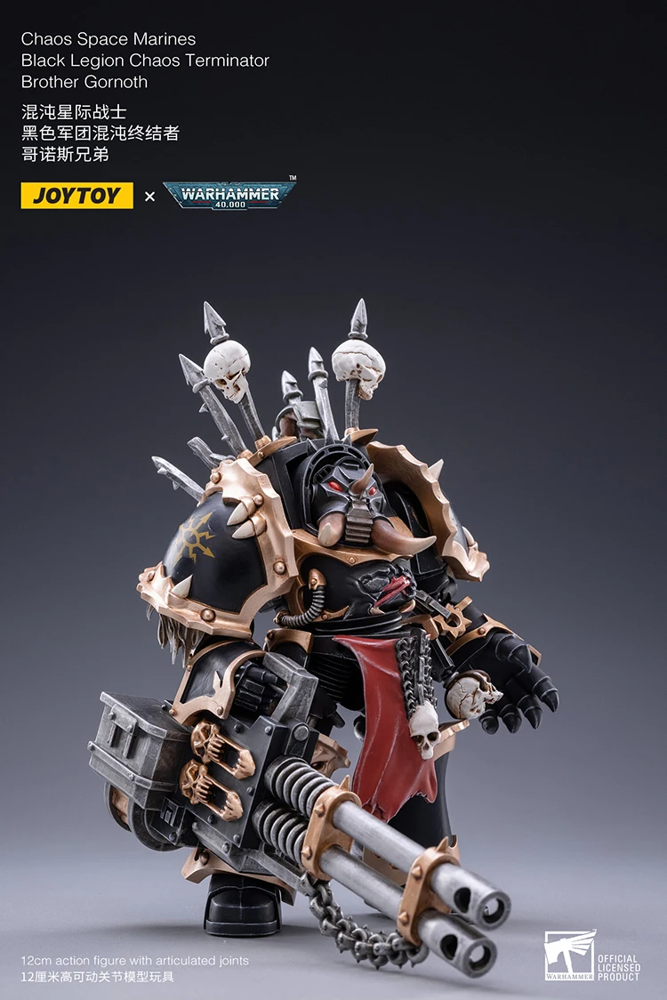 Joytoy 1/18 Chaos Terminator Gornoth Action Figure 3.75in