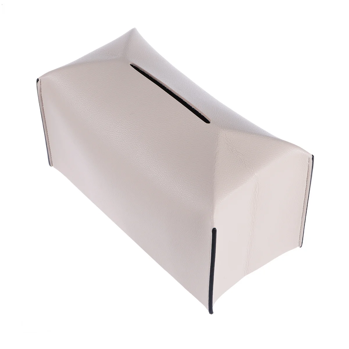 

Tissue Box Holder Pu Multi-Functional Car Storage Case For Phone Mountable On Headrest