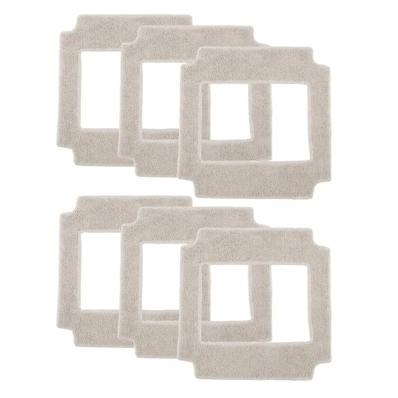 

Y74A-6PCS Window Cleaning Robot Mop Cloth Cleaning Rag Towel Dust Cloth Cleaning Cloth For LIECTROUX YW910