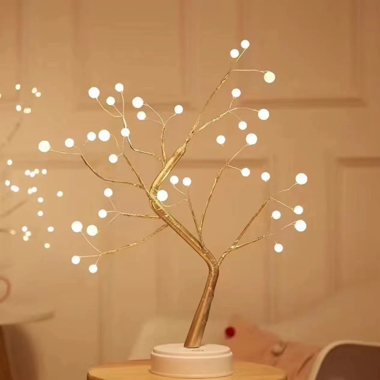 Tree LED Fairy Light USB Table Lamp Adjustable Touch Switch DIY Artificial Xmas Tree Fairy Night Light Home Christmas Decoration