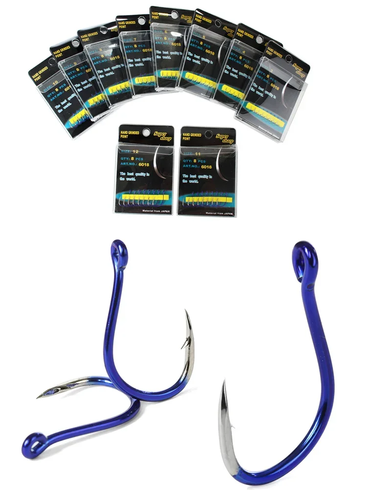 6018 الأسماك دائرة هوك جولة الصيد البحري السنانير مساعدة تهزهز رئيس هوك اليابان المياه المالحة خطافات صيد سمك الشبوط الحبار السنانير صيد السلور يدور