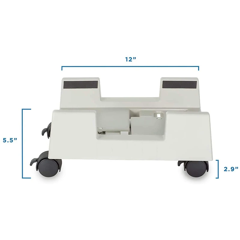 CPU Stand Mobile Desktop Tower Computer Floor Stand Rolling Caster Wheels Adjustable Width Universal PC Computer Holder