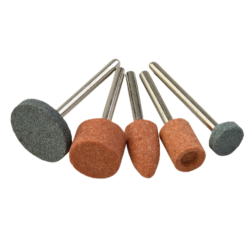 Rotary Grinding Head Wheel Stone 25Pcs Abrasive Accessories Burring Derusting Drill Bit Mounted Polishing Practical