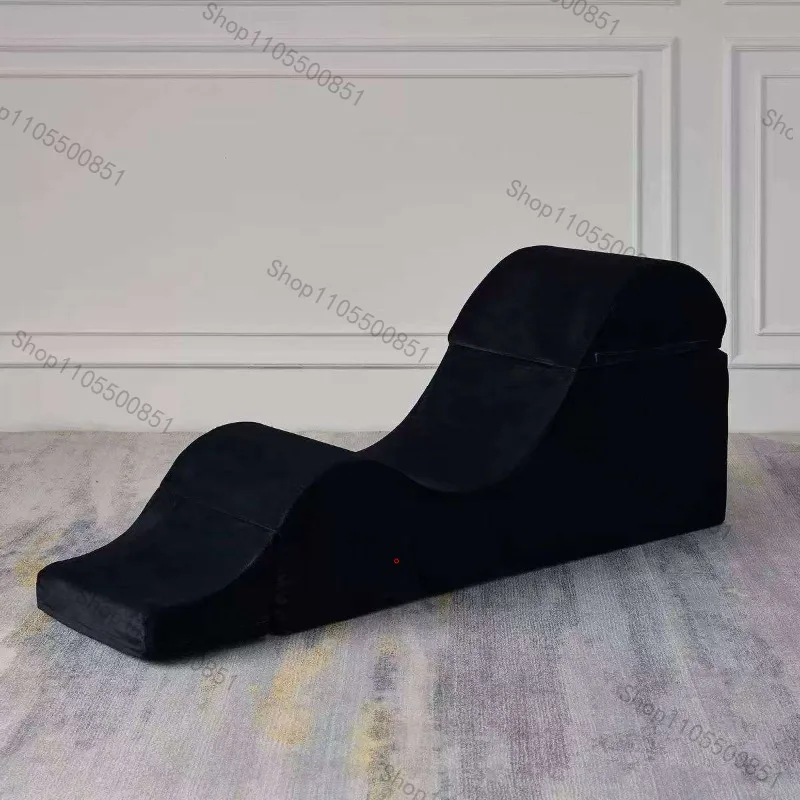 Foldable storage multi-functional massage seat yoga chair wave sofa S-shaped sofa bed view 4