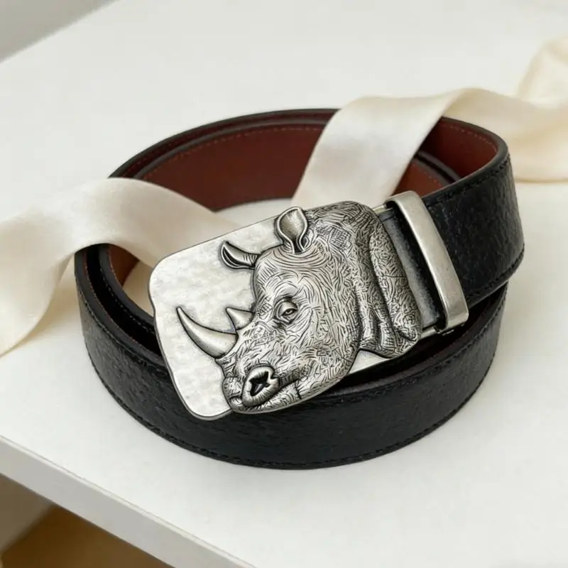 

39BB Comfortable Rhinoceros Belt Buckle Smooth Waistband Fastener For Daily Wear Without Discomfort For Professionals