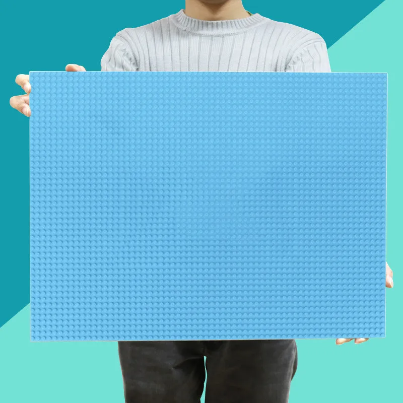 48x64 Punkte große Grundplatte für Bausteine, DIY-Wandhalterungsplatine, kompatibel mit großen Marken, Geschenkspielzeug für Kinder