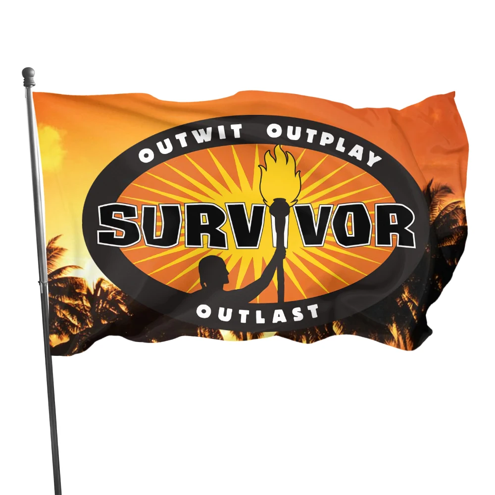 SURVIVOR Flag 90x150cm 120x180cm Custom Flags 3x5ft With Grommet Outdoor And Indoor Banner