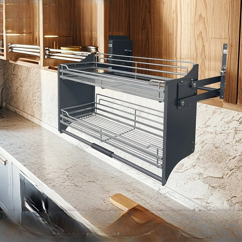 مبيعات المصنع مباشرة نظام مصعد المطبخ خزانة طويلة رفع لأعلى ولأسفل سلة سحب سلة رفع المطبخ الكهربائية