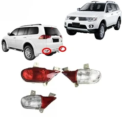 2 Pcs Set Rear Bumper Lamps for Pajero Sport 2007-2014 Kh Rear Lamp for Montero Sport Lights 8336a073 8336a074