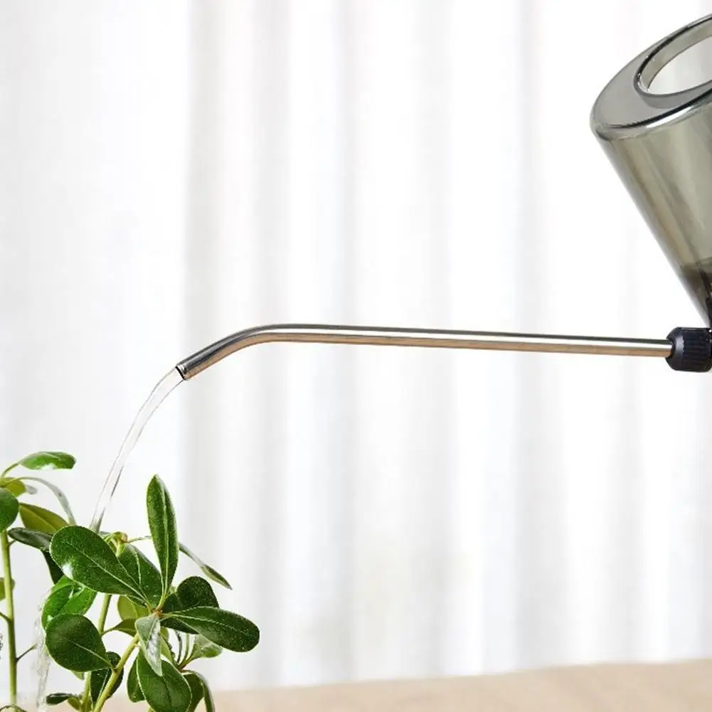 1L Long Spout Watering Can with Gardening Shovel Set Garden Irrigation Spraying Pot for Indoor Outdoor Plants Flower Office