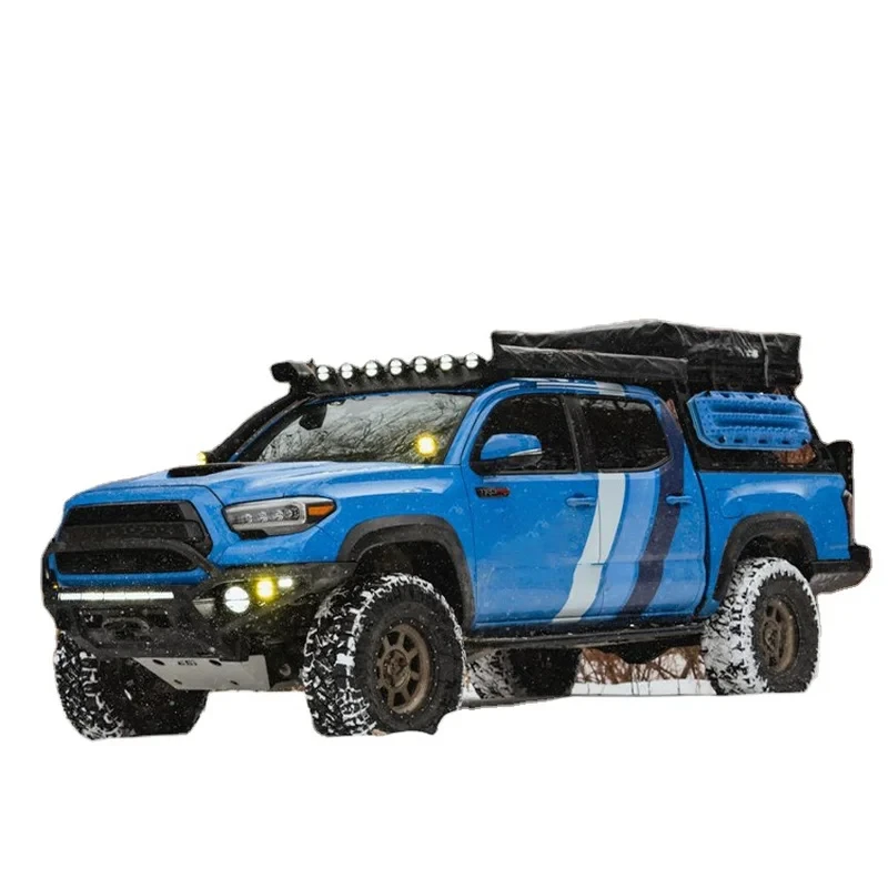 Heavy‑Duty Aluminum Roof Rack Desert Overland Cargo Platform, Offroad Accessories Fit For Tacoma 2005‑2023