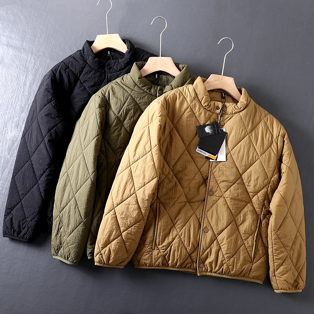 

Tech Efficient Warm Cotton Outdoor Mountain Series Stand Collar Wool Cotton Jaet Men Autumn Winter Warm Casual Waterproof Coat