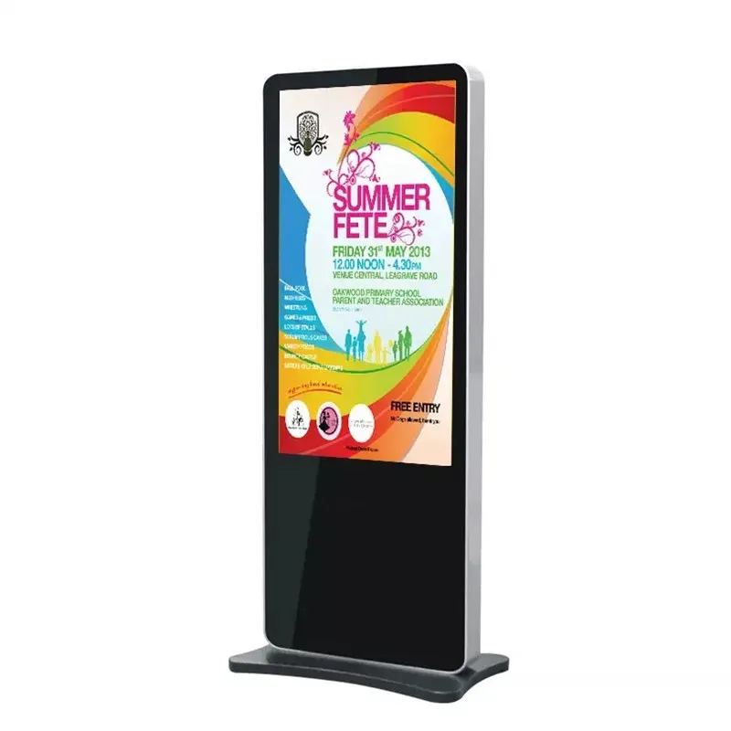 

43 inch indoor multimedia vertical Interactive touch query advertising player digital signage machine