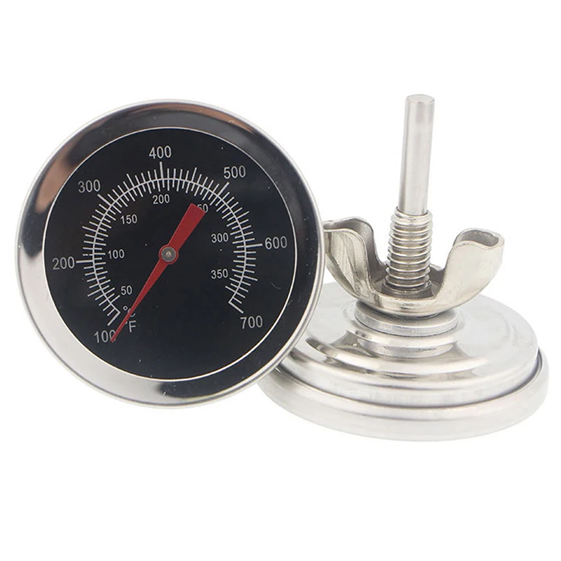 HOT! Stainless Steel Oven Thermometers 700 Degree for Oven Thermometers BBQ Bimetallic Dual Gage Cook Tool