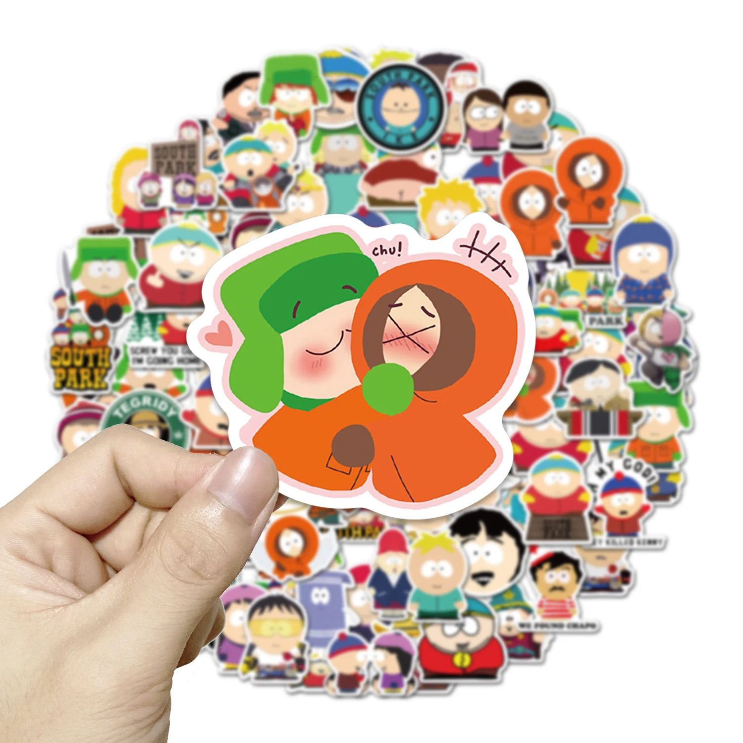 10/50Pcs Cartoon South Park Stickers Meisje Randy Prinecess Kenny Leuke Scrapbook Anime Sticker Bagage Koffer Telefoon Graffiti speelgoed