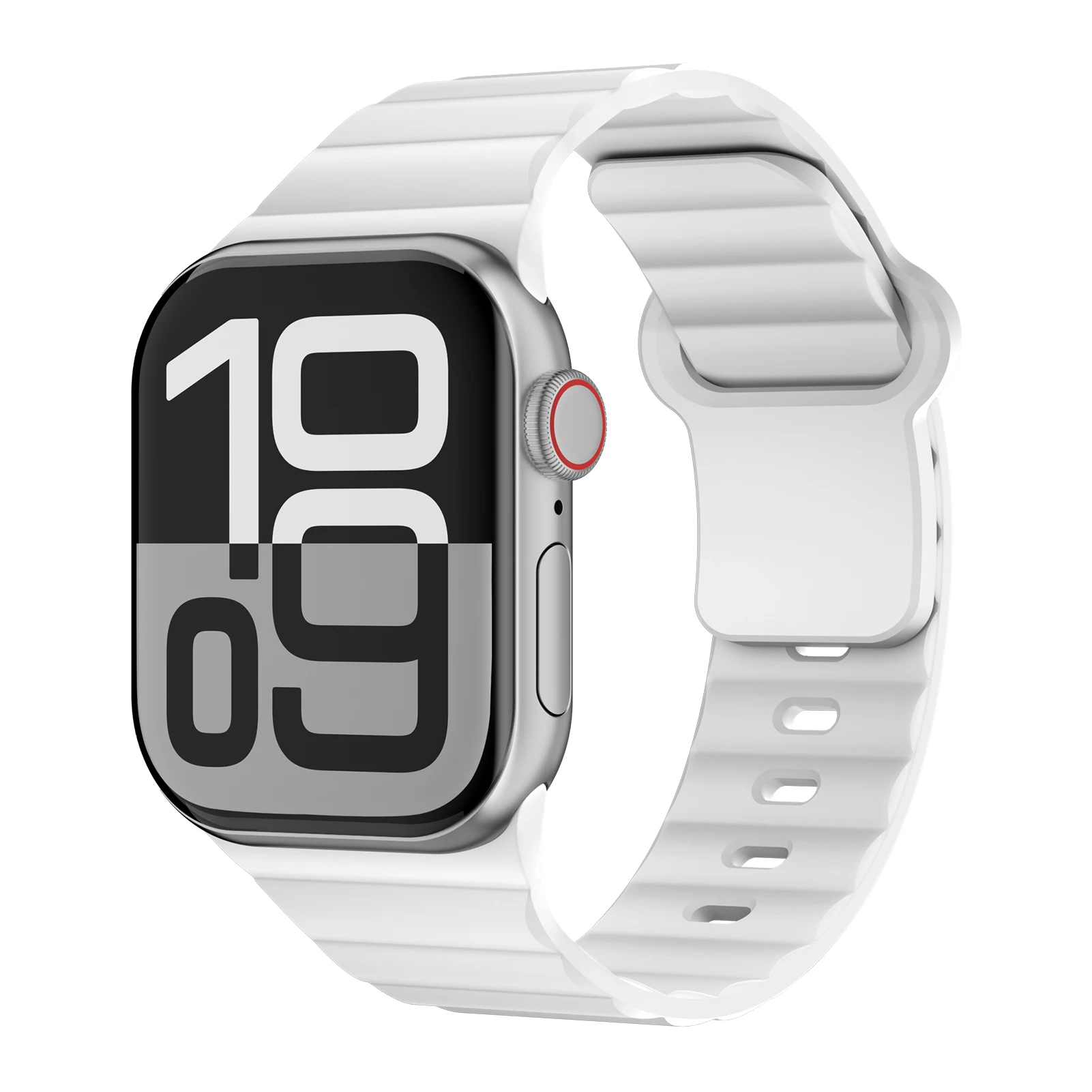 Sport siliconen bandje voor Apple Watch bandjes 44mm 40mm 46mm 49mm 42mm 45mm armbanden iWatch ultra 2 3 series 11 10 9 8 7 SE