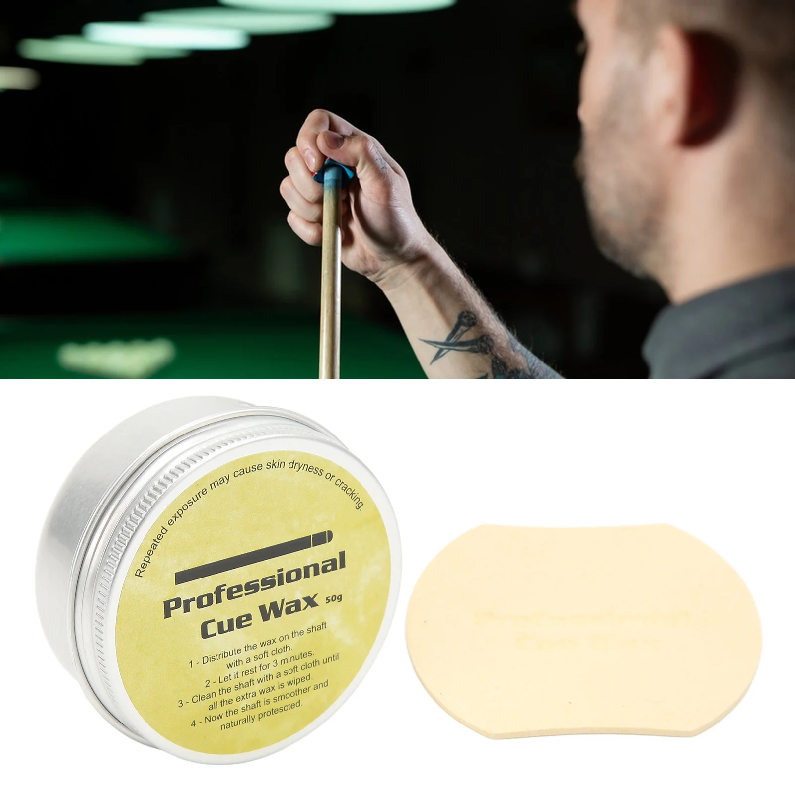 

Cue Shaft Wax Pool Cue Wax Silky Shaft Wax Pool Cue Wax Silky Shaft Wax Shaft Maintenance Wax Special For Wooden Pool Cue Shafts