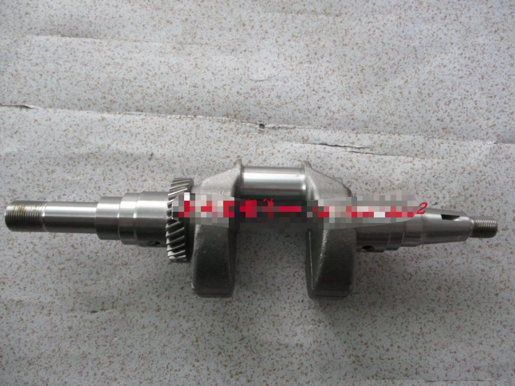 Japan Robin twin-cylinder engine water pump crankshaft Robin EH65 threaded crankshaft Subaru EH72-2 crankshaft