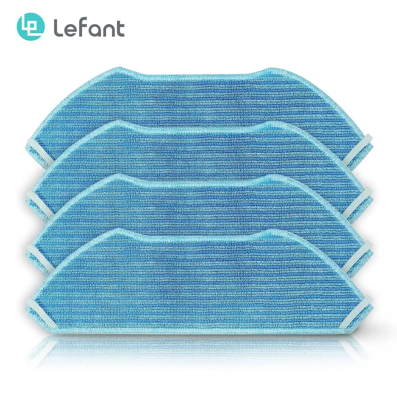 Set mit 4 Mopps für Lefant M1 / M2 / M2 Pro / M2S / M2S Pro / M2 Plus / U180 / OKP K8 Roboterstaubsauger