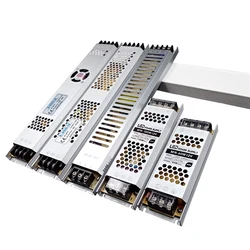 DC 220V To 12V 24V Switching Power Supply Ultra Thin Lighting Transformers 24W 60W 100W 150W 200W 300W 400W Driver For LED Strip