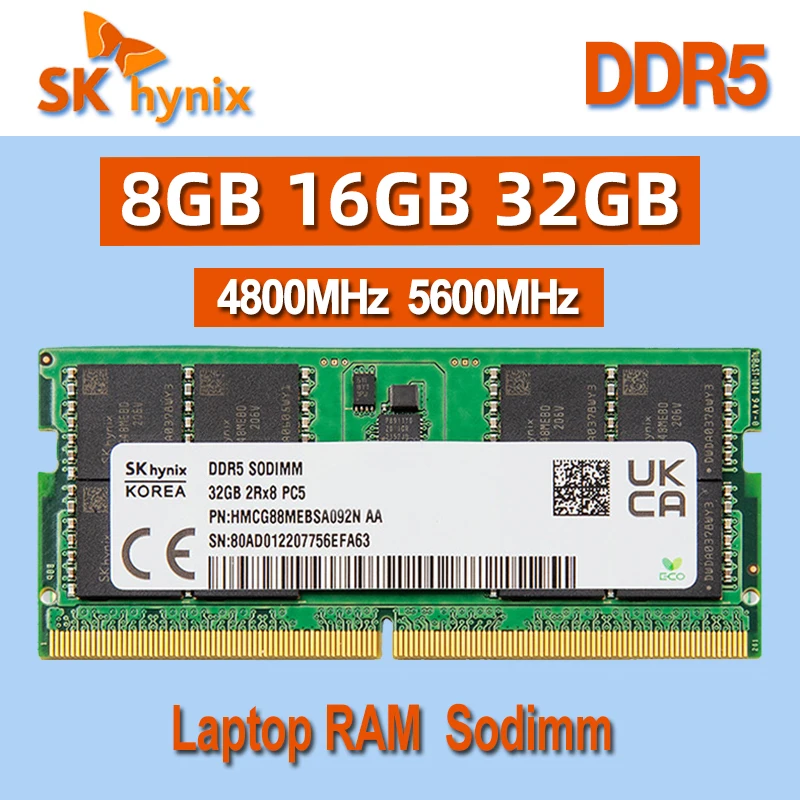 SK hynix製 DDR5 SODIMM メモリ 16GB ×4枚 AliExpress