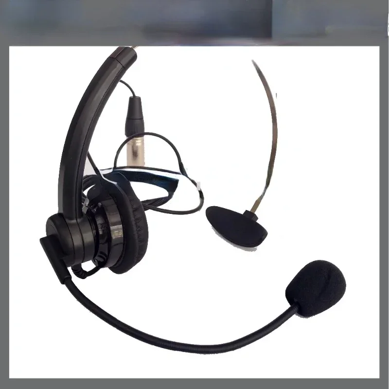 For TELIKOU NE-11 Super Light Headband Headset with Microphone Intercom Headset XLR Connector 4 Pin 5pin