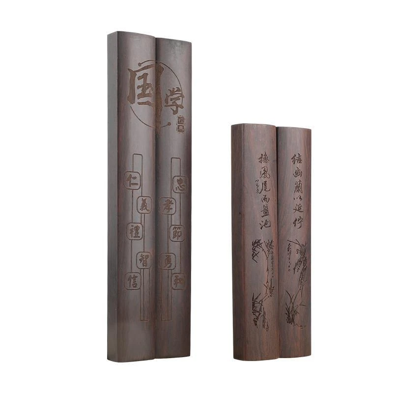 

Chinese Lettering Paperweights Wooden Brush Painting Calligraphy Paperweights 19.8-30cm Sandalwood Pisa Papeles Paper Press Prop