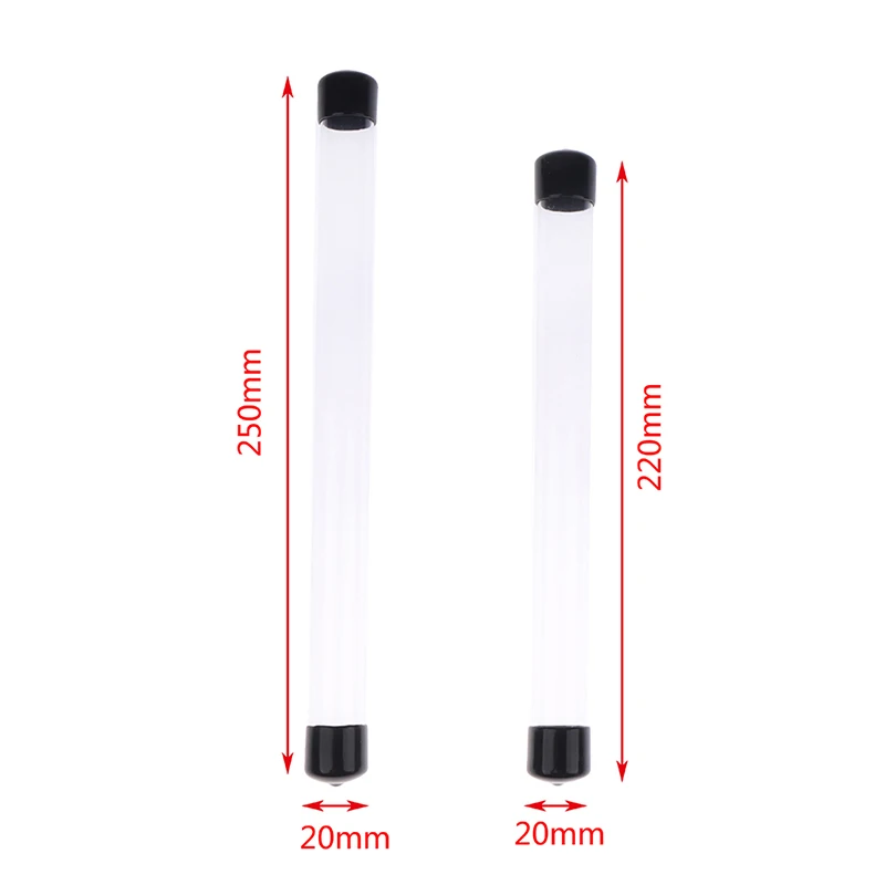 Transparente PVC Pen Storage Box, Rotating Pen Tube, casos claros, escola e escritório Material