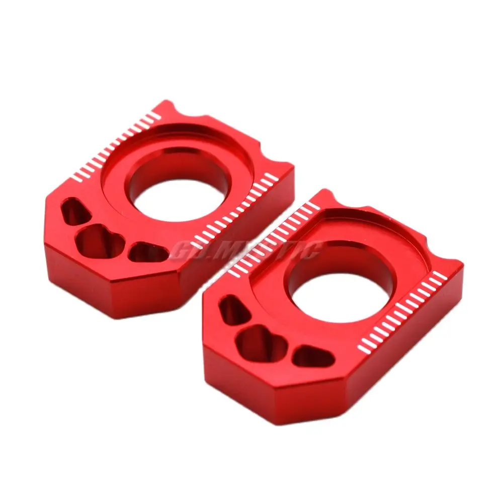 CNC Rear Chain Adjuster Axle Block For WR250F 02-15 WR450F 04-15 WR250R WR250X 07-16 YZ125 YZ250 02-16 YZ250F YZ450F 03-08