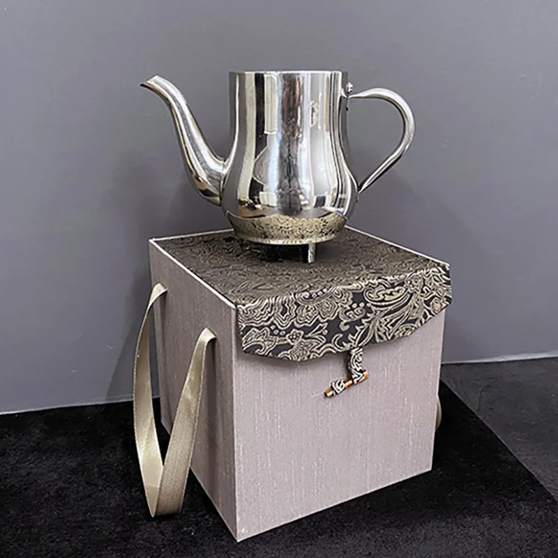 Snowstorm Teapot (Stainless Steel) Magic Tricks Snow Paper Blowing Snow Produce Magia Magician Stage Illusions Gimmick Mentalism