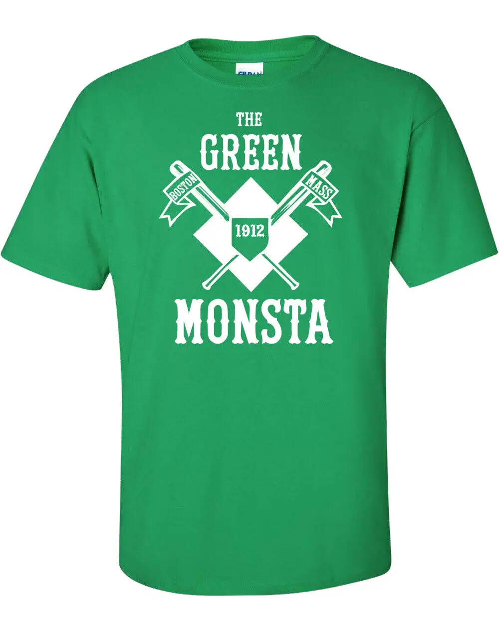 THE GREEN MONSTA Funny  Baseball Irish Reox Men's Tee Shirt 8