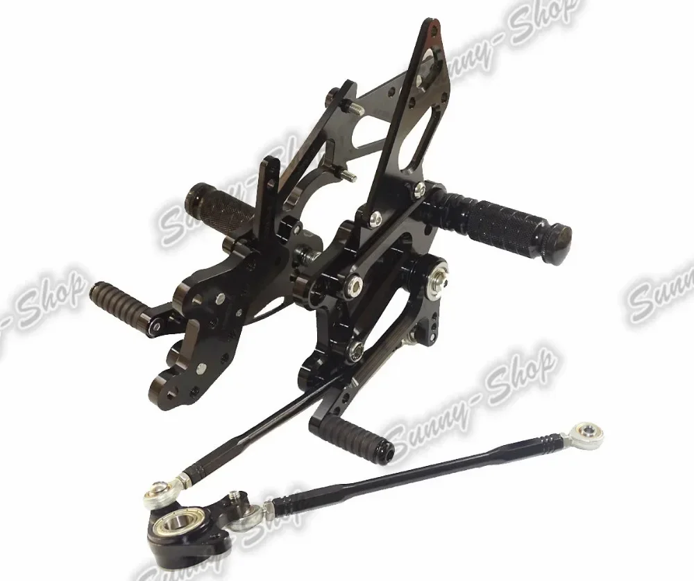 Motorbike Adjustable Rider Rear Sets Rearset Foot Rest Pegs For Honda CBR600RR CBR 600 RR F5 2003 2004 2005 2006