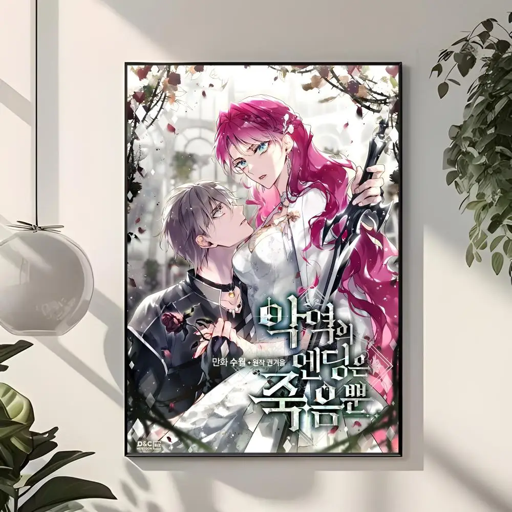 webtoon fantasy V-Villains Are Destined to Die Poster Modern Home Interior Decor Artistic Wall Decoration