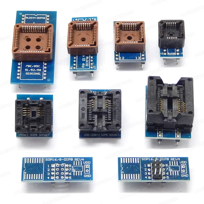 TL866II PLUS Programmer  9+1 Adapter EEPROM Support NAND Flash + Extractor Clip